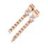 Bling diamond flower thin shiny band for Fitbit alta rose gold