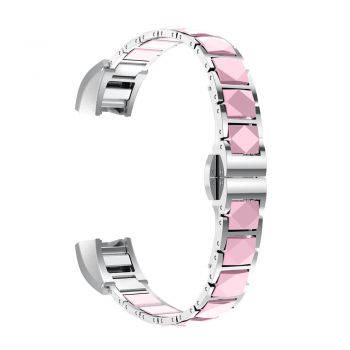 Stainless Steel Bracelets Watch Band for Fitbit Alta pink