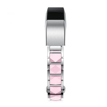 Stainless Steel Bracelets Watch Band for Fitbit Alta pink