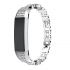 Luxury Replace Bling Stainless Steel Wrist Strap for Fitbit Alta platinum