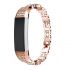 Luxury Replace Bling Stainless Steel Wrist Strap for Fitbit Alta rose