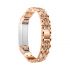 Metal Adjustable diamond Strap Bracelet for Fitbit Alta rose