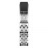 Metal Adjustable diamond Strap Bracelet for Fitbit Alta platinum