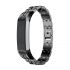Metal Adjustable diamond Strap Bracelet for Fitbit Alta black