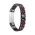 Metal Adjustable diamond Strap Bracelet for Fitbit Alta black