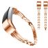 Adjustable white diamond Strap Bracelet for Fitbit Alta rose