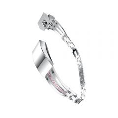 Adjustable Pink diamond Strap Bracelet for Fitbit Alta platinum
