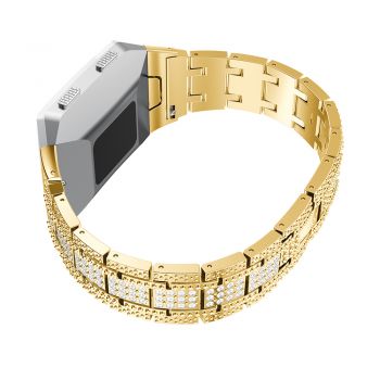 Stainless Rhinestone band Band For Fitbit ionic gold