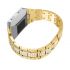 Shinny Stainless Steel bezel Band for Fitbit ionic gold