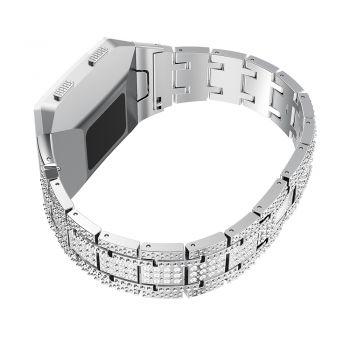 Stainless Rhinestone band Band For Fitbit ionic platinum