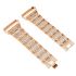 Shinny Stainless Steel bezel Band for Fitbit ionic rose