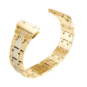 Stainless Rhinestone band Band For Fitbit ionic gold