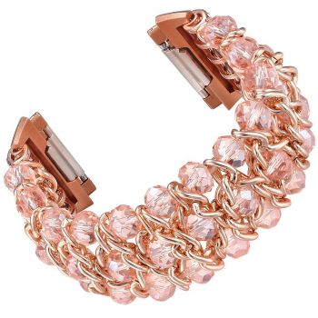 Replacement jewelry bracelet band for Fitbit ionic rose