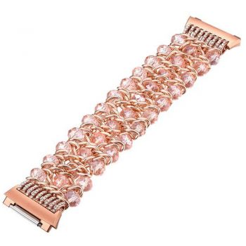 Replacement jewelry bracelet band for Fitbit ionic rose