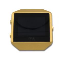 Stainless Steel Watch Frame Cover Case For Fitbit Blaze gold