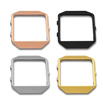 Metal Frame Holder Replacement Cover For Fitbit Blaze gold