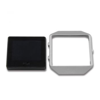 Metal Frame Holder Replacement Cover For Fitbit Blaze gray