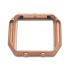 Stainless Steel Watch Frame Cover Case For Fitbit Blaze rose