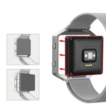 New arrival simple bumper frame for Fitbit blaze silver