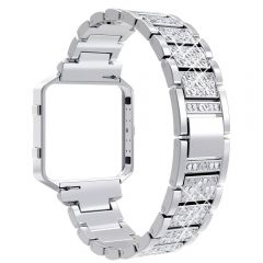 Luxury and elegance diamond band for Fitbit blaze platinum