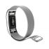 Metal Replacement Bracelet Strap with Unique Magnet Lock for Fitbit charge 2 silver