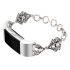 Women Bling Metal Replacement Silver Bracelet for Fitbit Charge 2