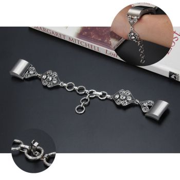 Classical diamond chain bracelet band for Fitbit charge 2
