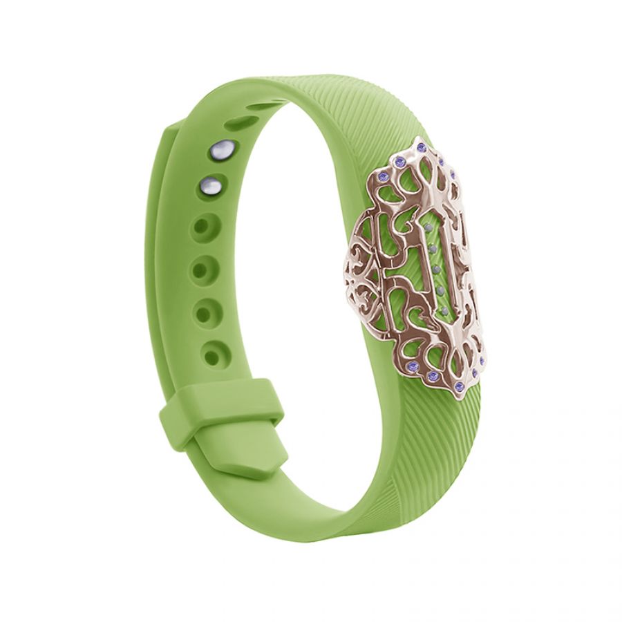 パープルベゼルバンドカバーfitbit Flex 2ローズ用スリーブ部分