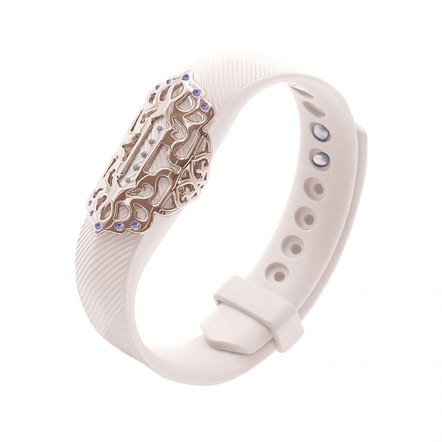 パープルベゼルバンドカバーfitbit Flex 2ローズ用スリーブ部分