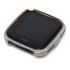 Shinny diamond metal cover case for Fitbit versa black