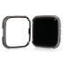 Shinny diamond metal cover case for Fitbit versa black