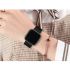 Shinny diamond metal cover case for Fitbit versa black