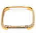 Shinny diamond metal cover case for Fitbit versa gold