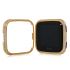 Shinny diamond metal cover case for Fitbit versa gold