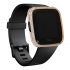 Shinny diamond metal cover case for Fitbit versa rose