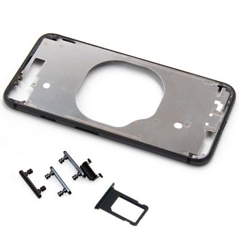 Black color metal middle frame case for iPhone 8  4.7inch