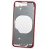 Metal color plated middle frame for iphone 8  4.7 inch Hot Red