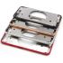 Metal color plated middle frame for iphone 8  4.7 inch Hot Red
