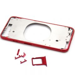 Metal color plated middle frame for iphone 8  4.7 inch Hot Red