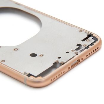 Rose color metal middle frame case for iPhone 8  4.7inch