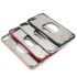Metal color plated middle frame for iphone 8 plus 5.5" Red