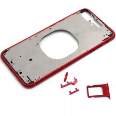 Metal color plated middle frame for iphone 8 plus 5.5" Red