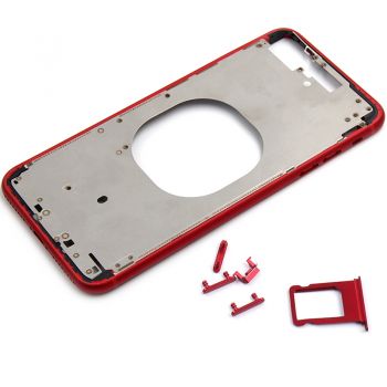 Hot red color metal middle frame case for iPhone 8 plus 5.5"