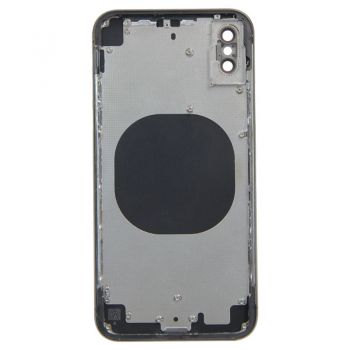 Black color metal middle frame case for iPhone X