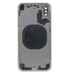 Metal color plated middle frame for iphone X white