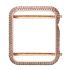 38MM/42MM bright Zircon bezel Case for Apple watch 1/2/3 rose