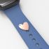 Heart Watch Band Charms Studs Watch Straps Decorative Accessory Buddies Compatible For Apple Watch