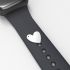 Heart Watch Band Charms Studs Watch Straps Decorative Accessory Buddies Compatible For Apple Watch