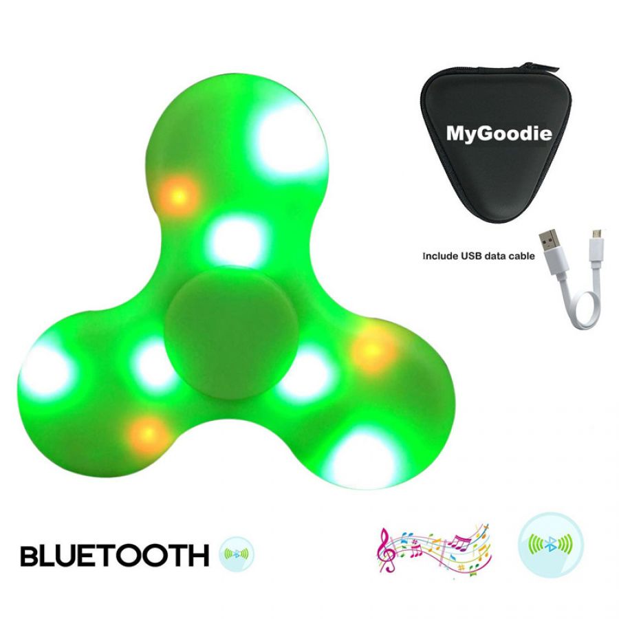 bluetooth LED fidget spinner toy