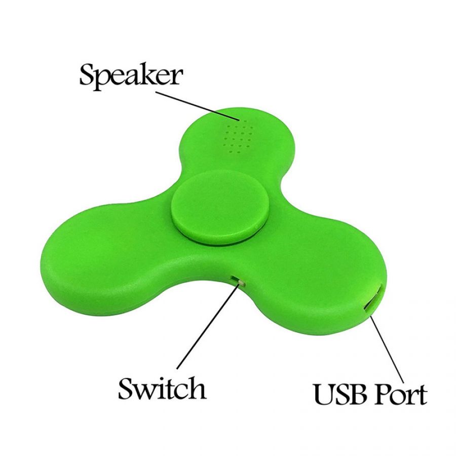 bluetooth LED fidget spinner toy
